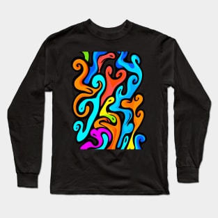 Color Swirl No.#21 Long Sleeve T-Shirt